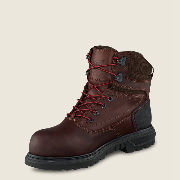 Bottes de Travail Red Wing - Brnr Xp - 6-Inch Waterproof Safety Toe - Marron/Noir - Femme 394QCDGBR